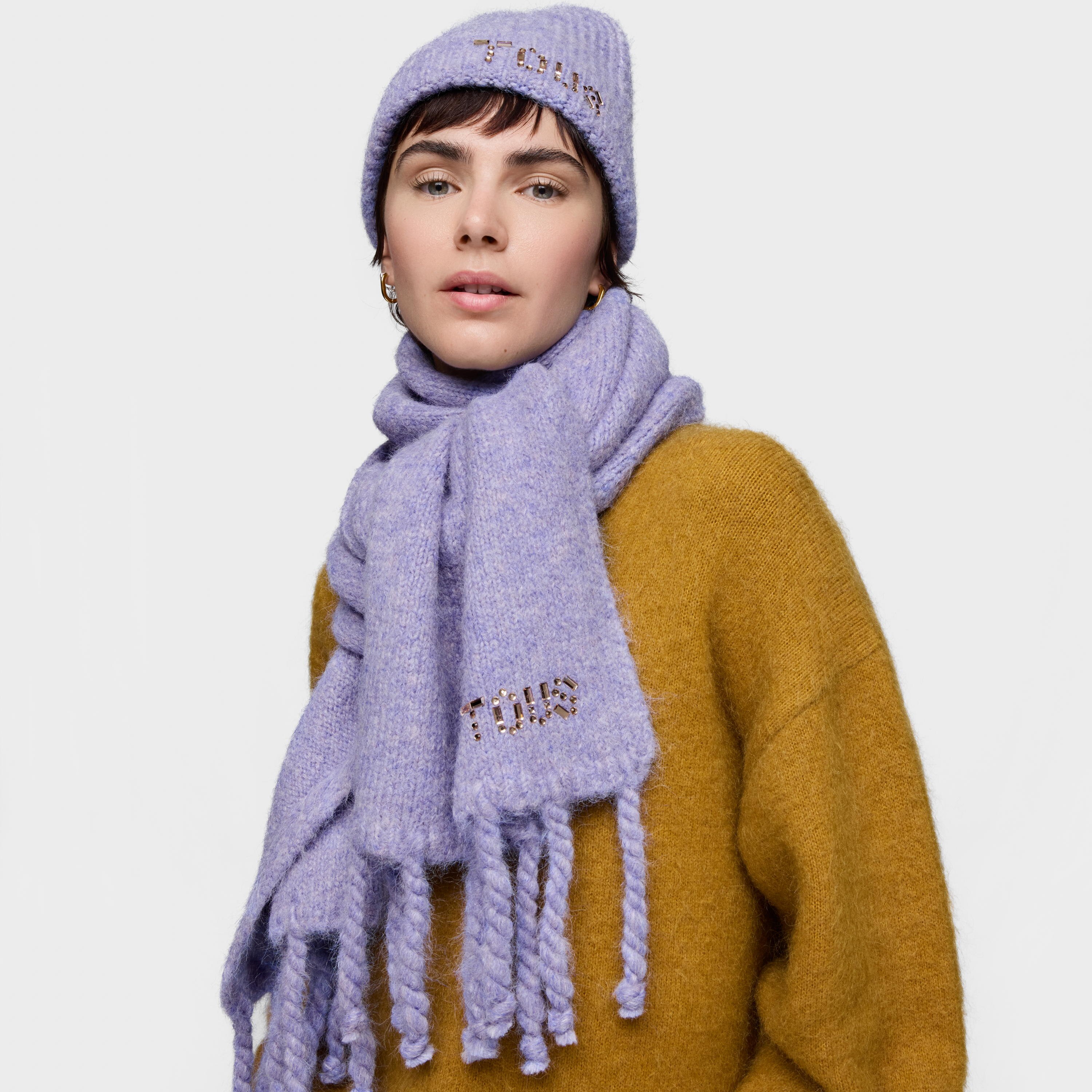 Mauve Beanie TOUS Crystal