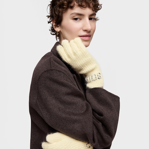 Light yellow Gloves TOUS Crystal