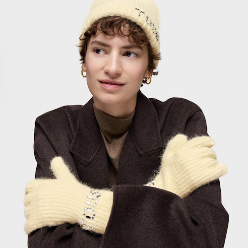 Light yellow Gloves TOUS Crystal