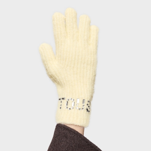 Light yellow Gloves TOUS Crystal