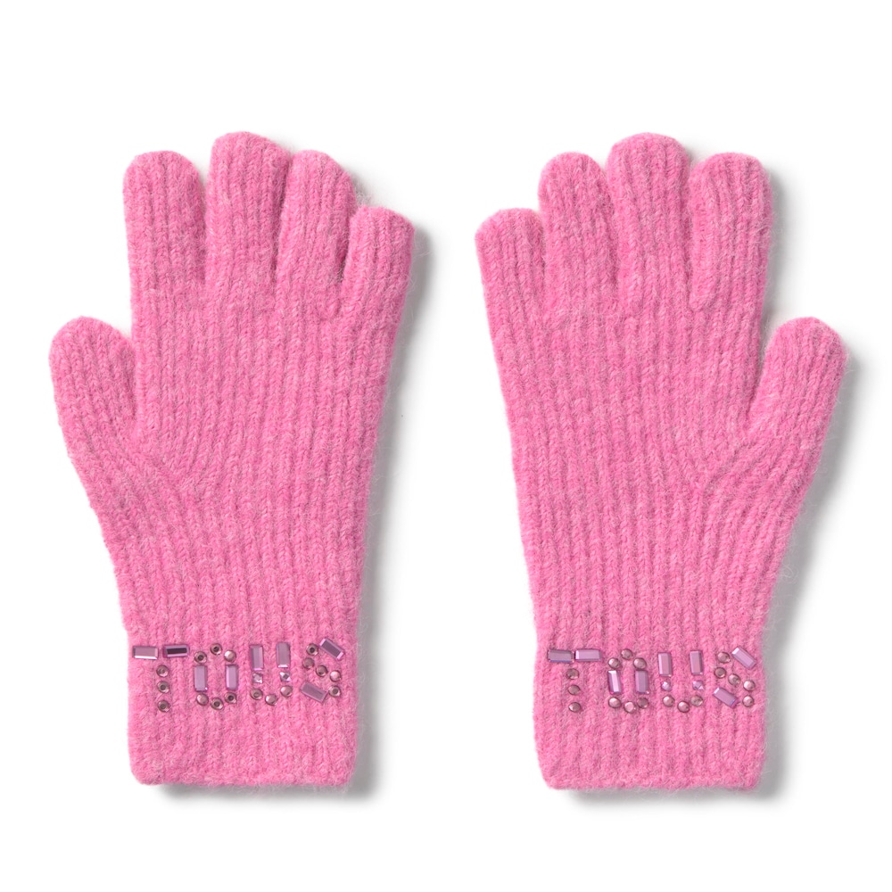 Gants rose fonc&eacute; TOUS Crystal