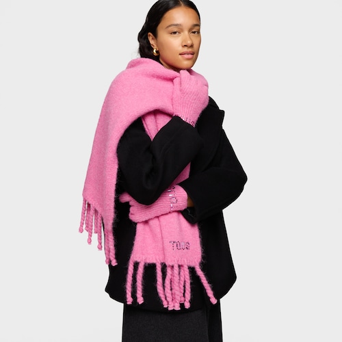 Dark pink Gloves TOUS Crystal