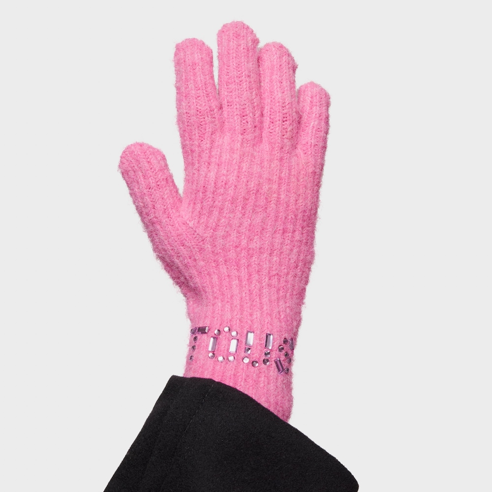 Gants rose fonc&eacute; TOUS Crystal