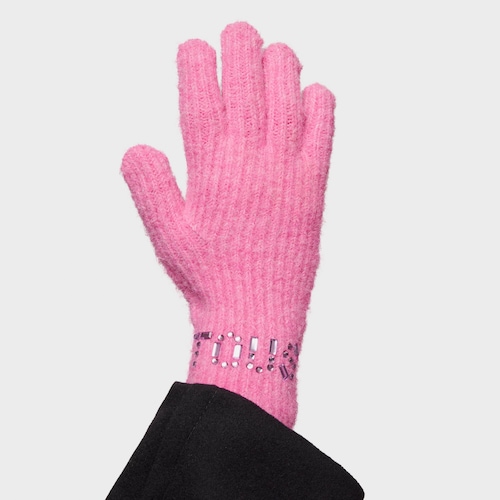 Dark pink Gloves TOUS Crystal