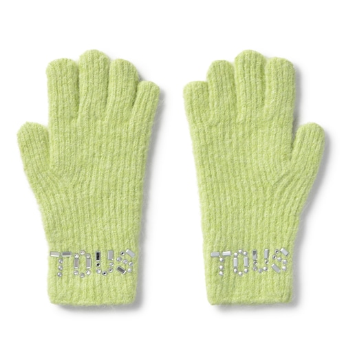 Guantes verde palo TOUS Crystal