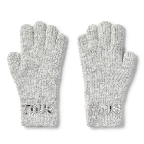 Light gray Gloves TOUS Crystal