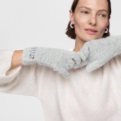 Light gray Gloves TOUS Crystal