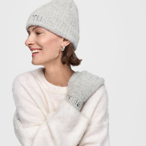 Light gray Gloves TOUS Crystal