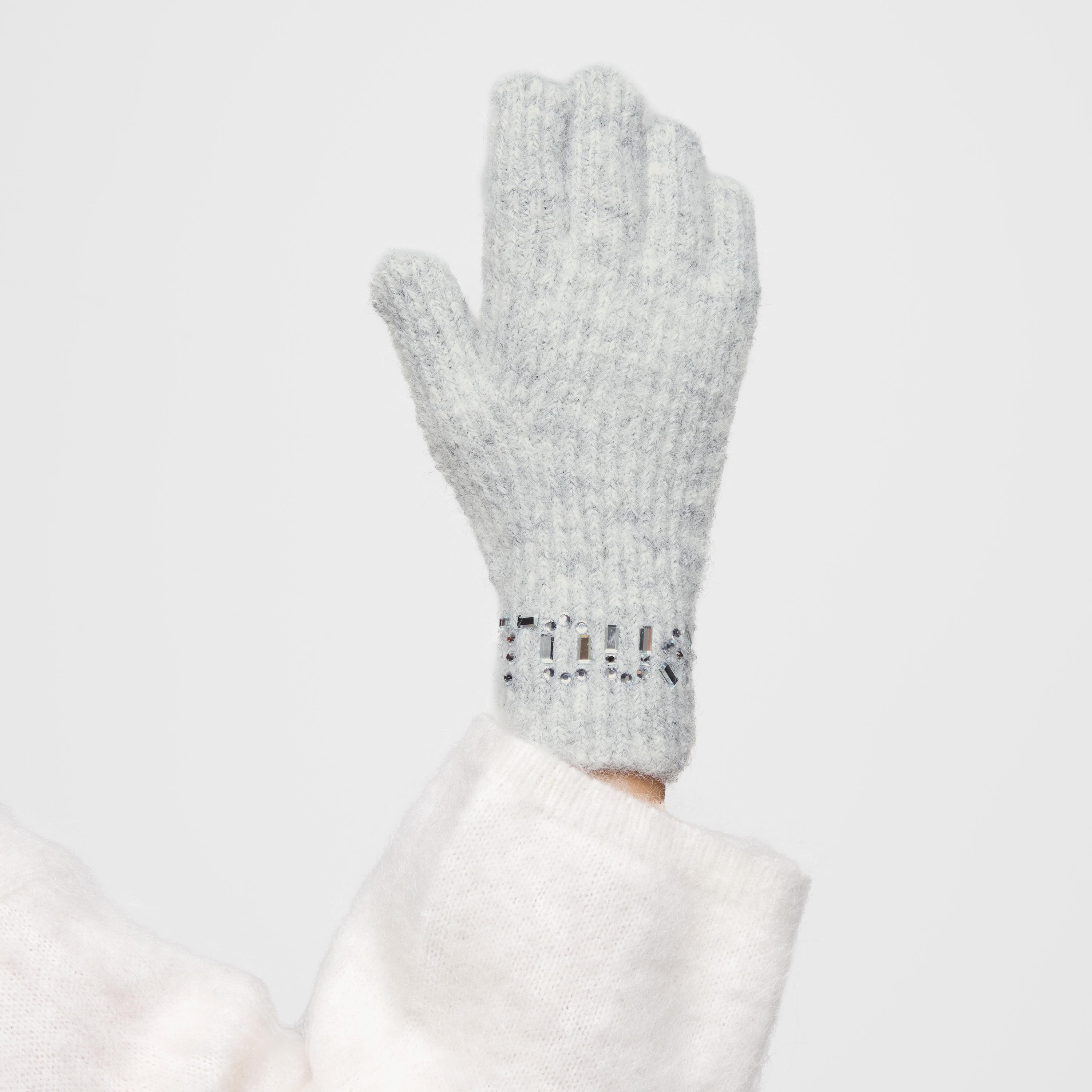 Light gray Gloves TOUS Crystal