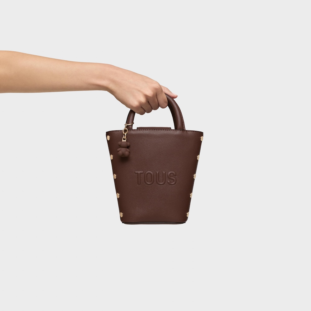 Mini bolso marr&oacute;n TOUS Back to basics
