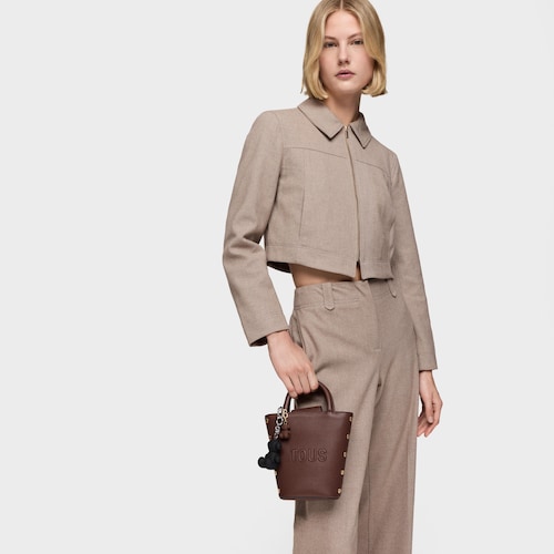 Mini bolso marrón TOUS Back to basics