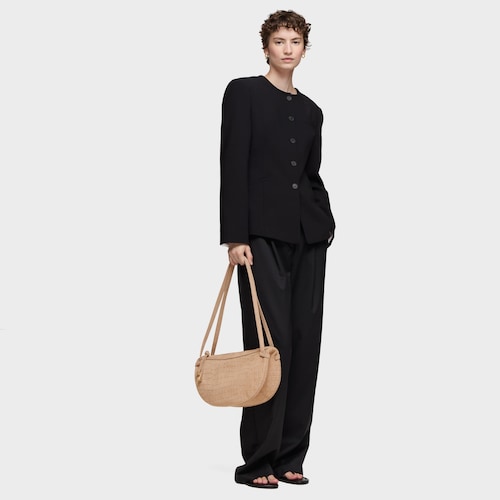 Bolso de hombro arena TOUS Halfmoon