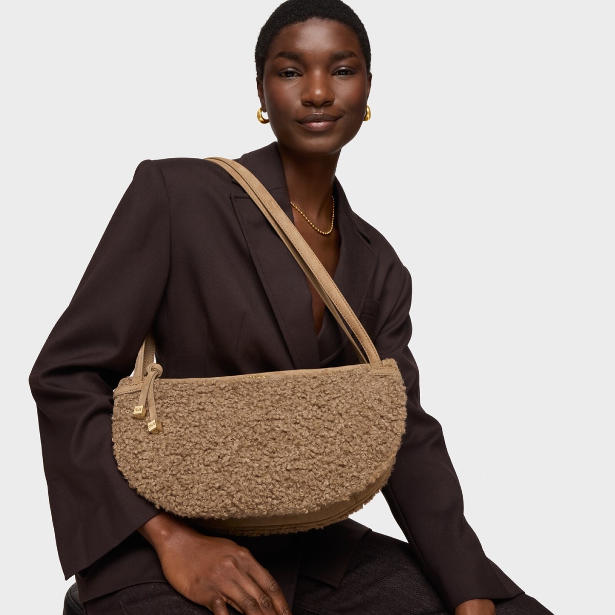 Tous - Bolso De Hombro Camel Tous Halfmoon - Camel