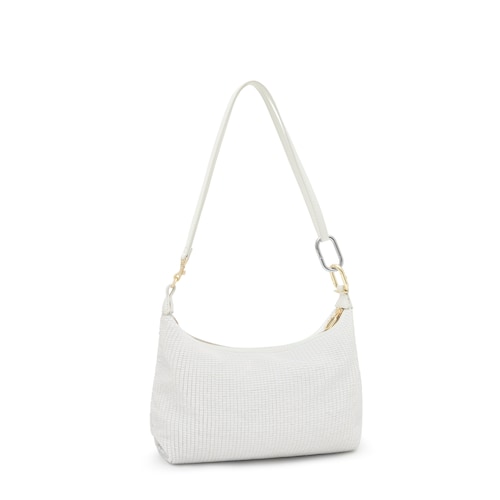 Mini Crossbody kabelka slonovinovej farby TOUS Hold