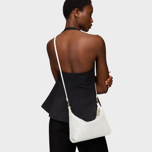 Mini Crossbody kabelka slonovinovej farby TOUS Hold