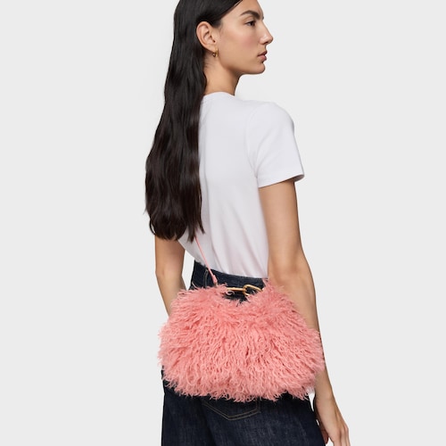 Mini wild ružová Crossbody kabelka TOUS Hold