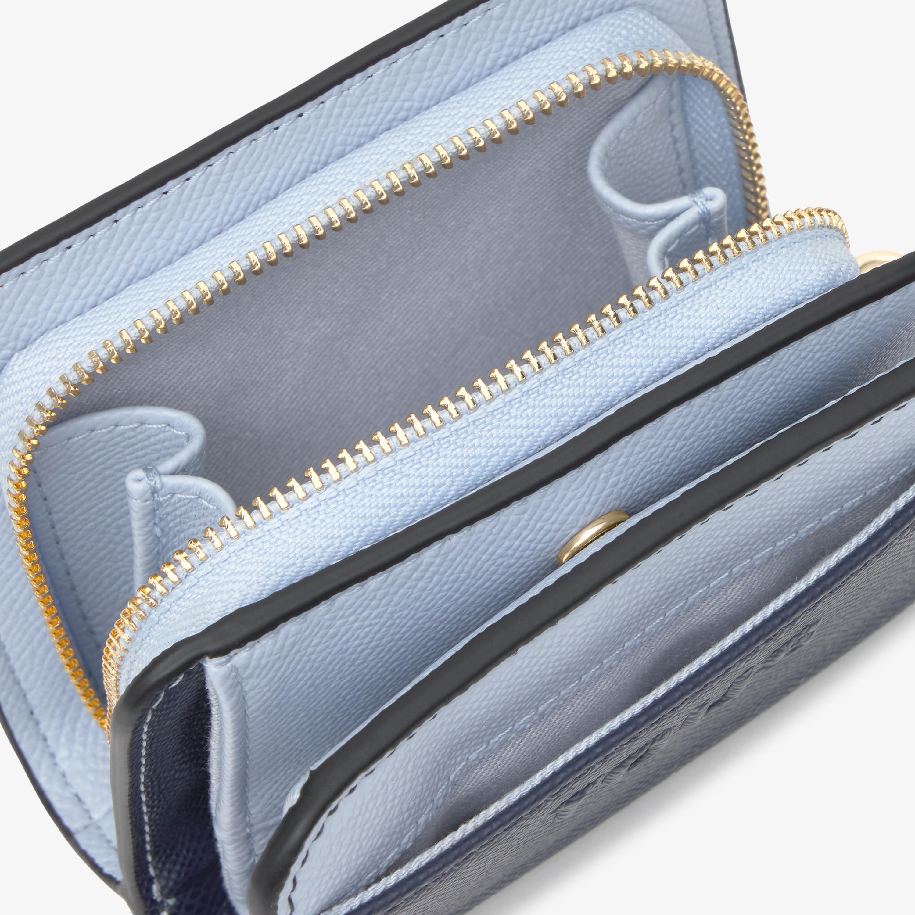 Medium navy blue Card wallet TOUS Doble Audree Saffiano