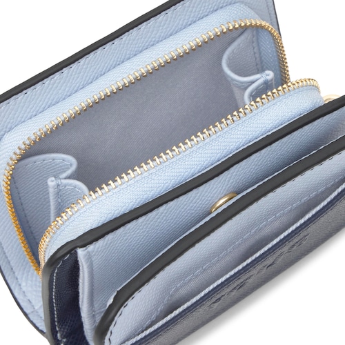 Cartera mediana azul marino TOUS Doble Audree Saffiano