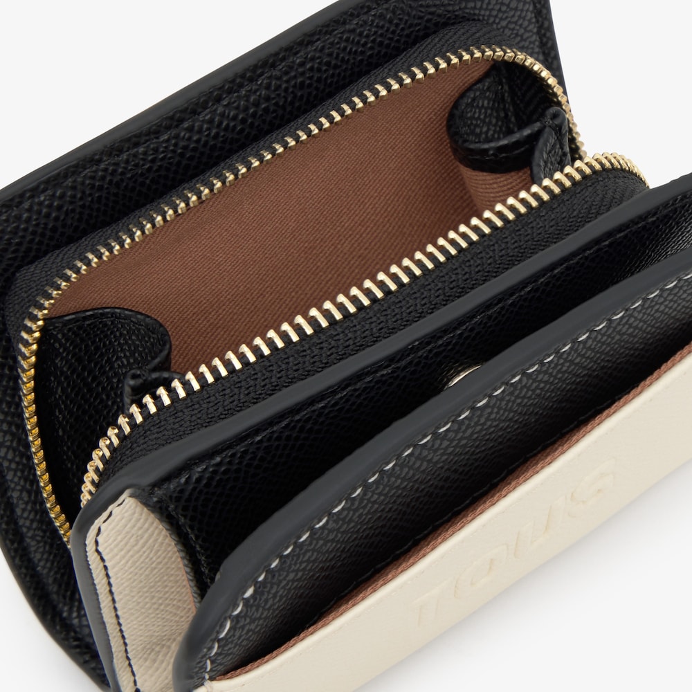 Medium black Bifold wallet TOUS Audree Saffiano