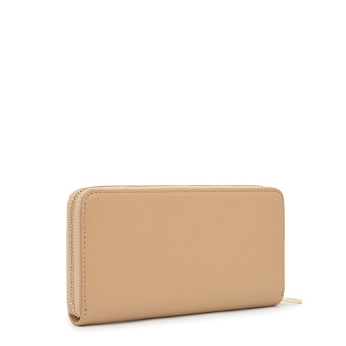 Billetera mediana arena Audree Pockets