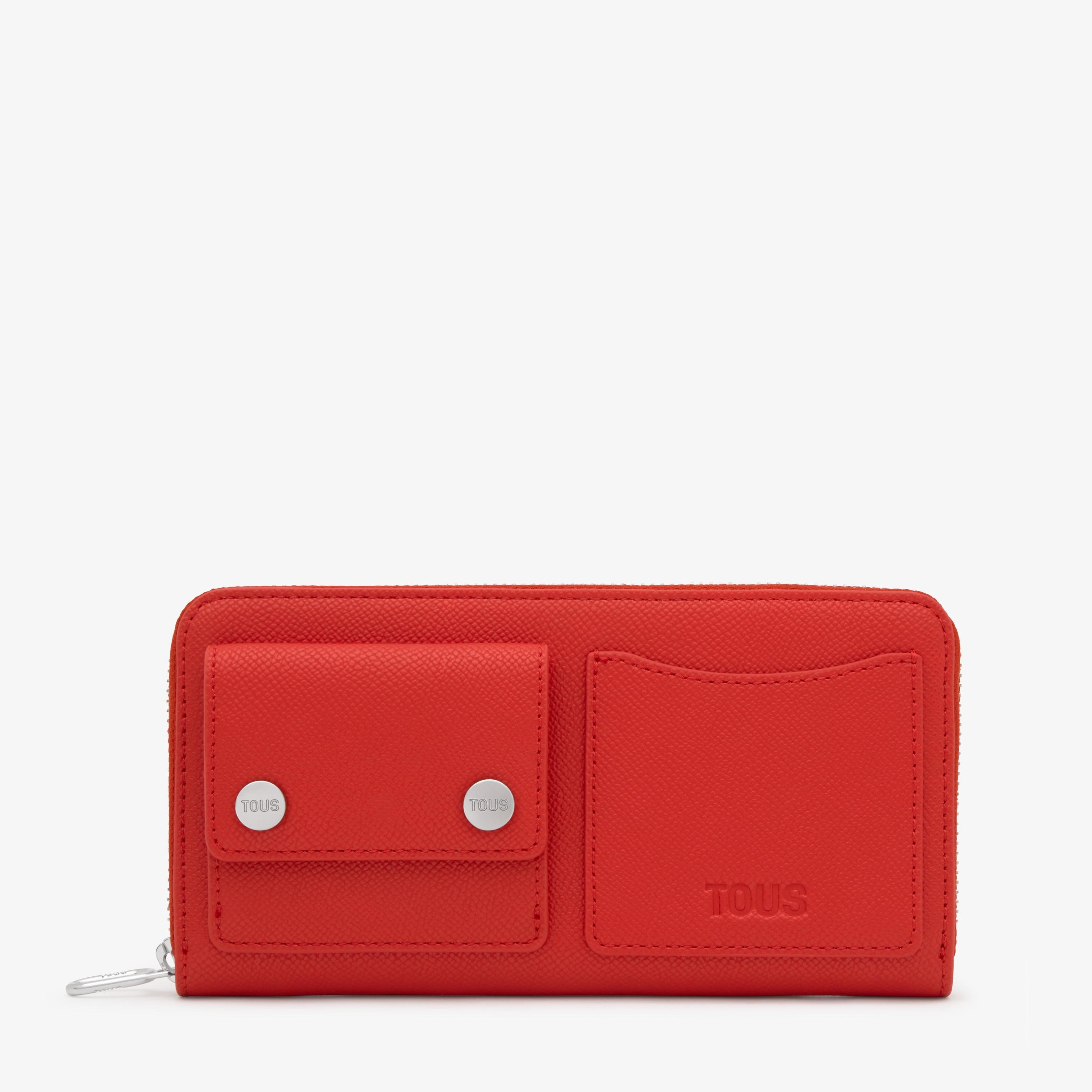 Medium red Wallet TOUS Audree Pockets