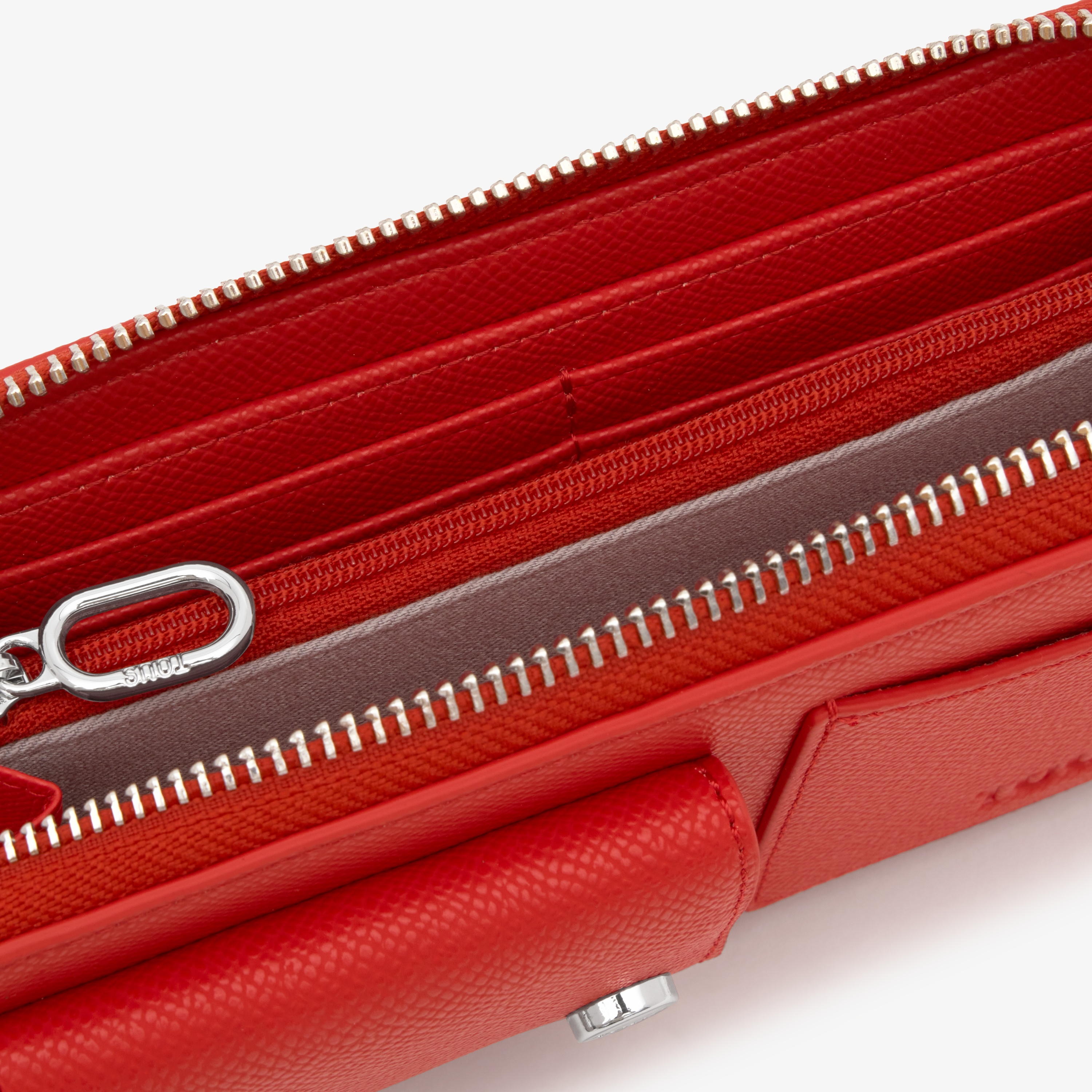 Medium red Wallet TOUS Audree Pockets
