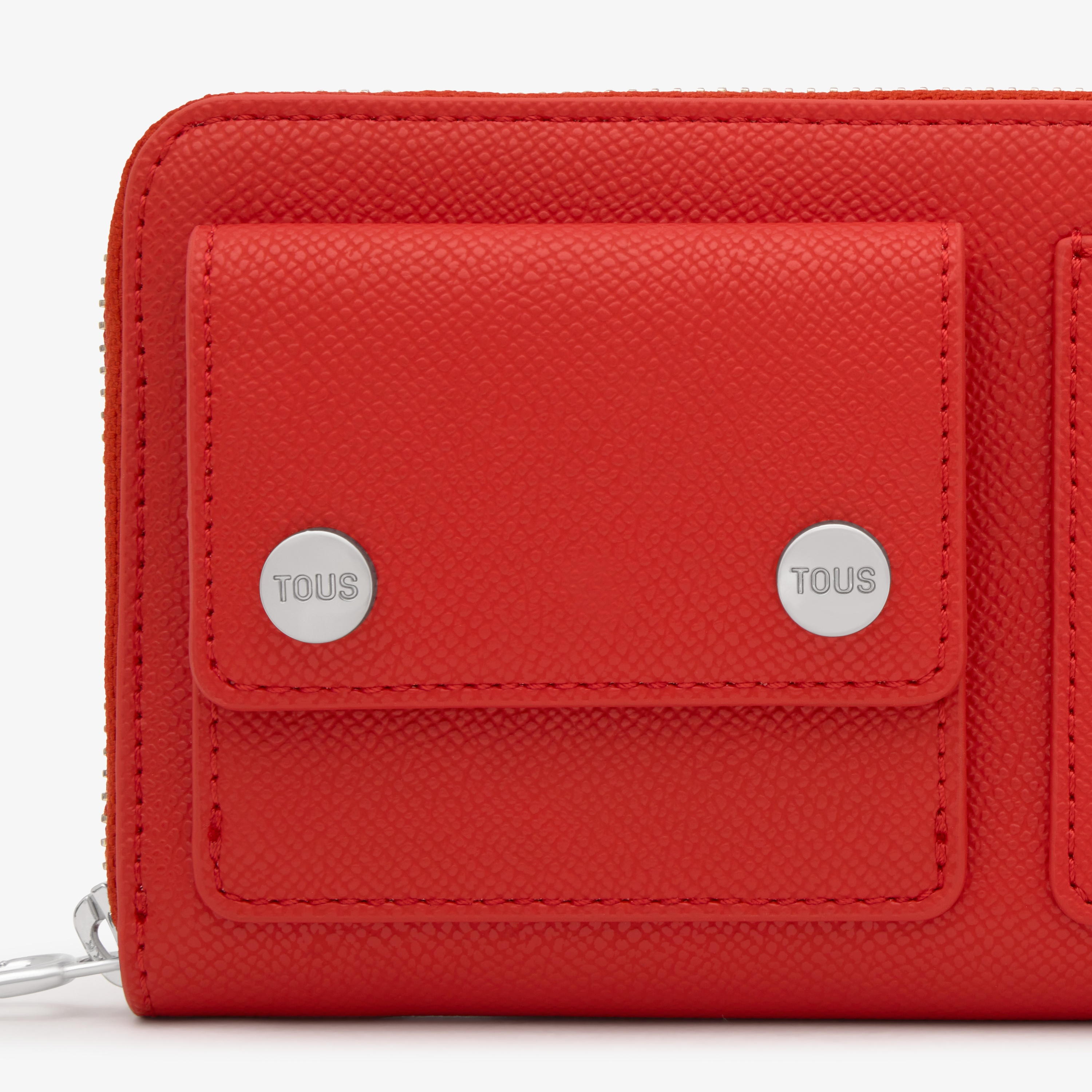 Medium red Wallet TOUS Audree Pockets