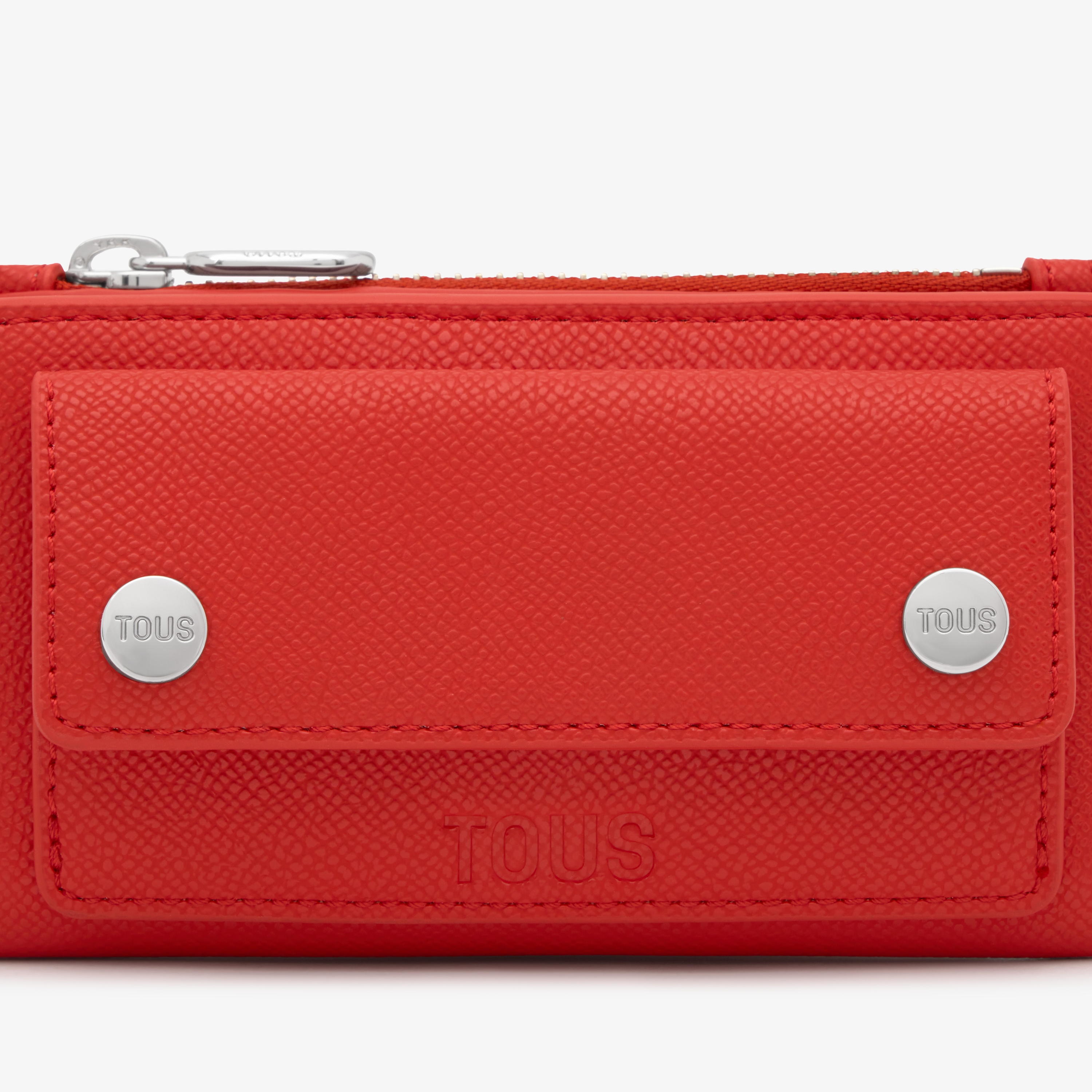 Small red Card wallet TOUS Audree Pockets