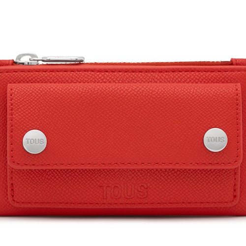 Cartera pequeña roja Audree Pockets