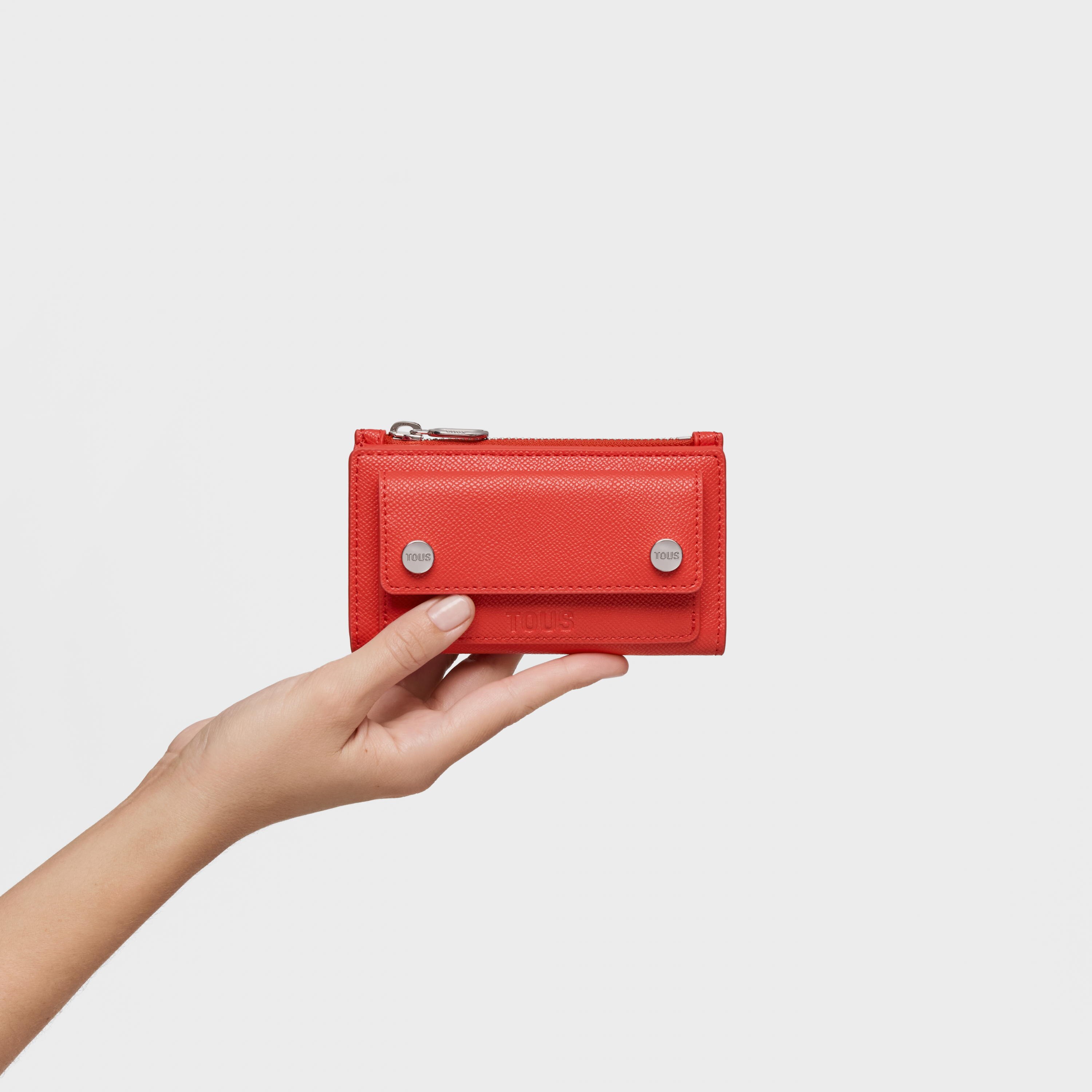 Small red Card wallet TOUS Audree Pockets