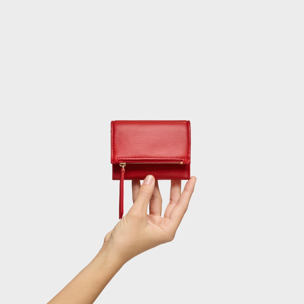 Cartera roja Audree Soft