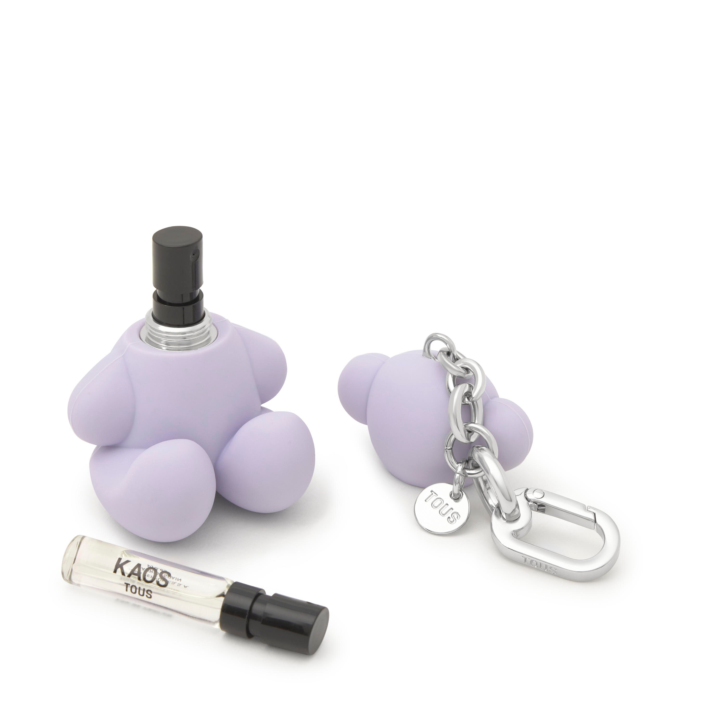 Mauve Key ring-Perfume cover Bold Bear