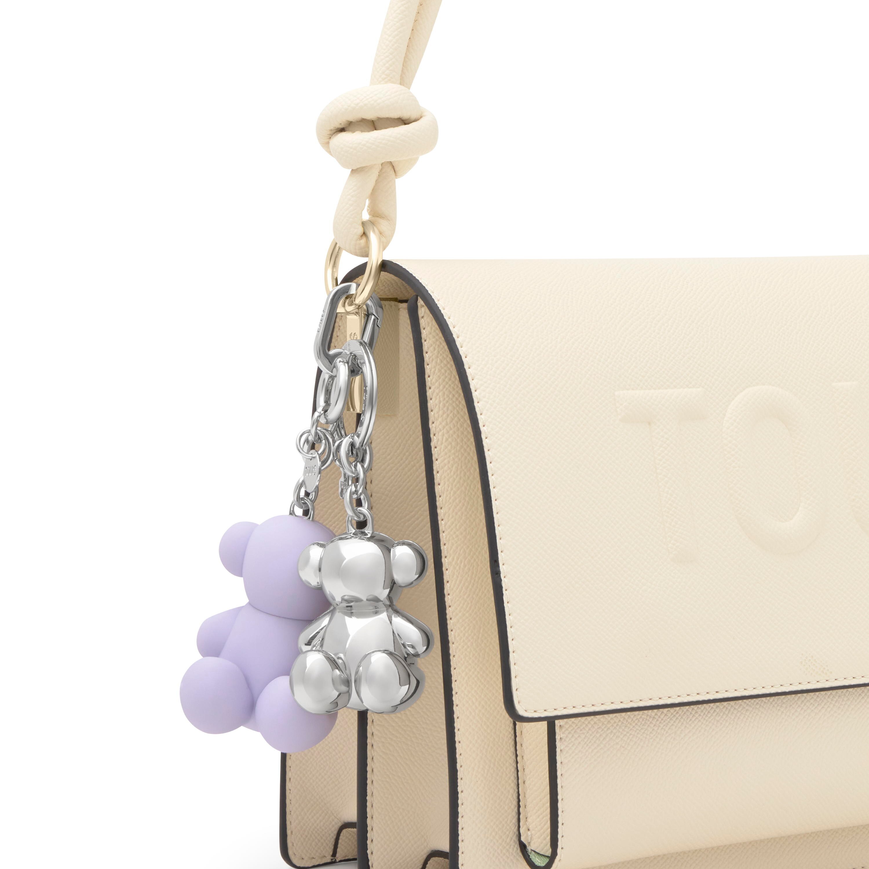 Mauve Key ring-Perfume cover Bold Bear