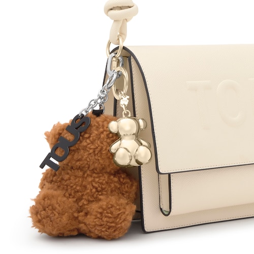 Llavero color camel Bold Bear Fleece