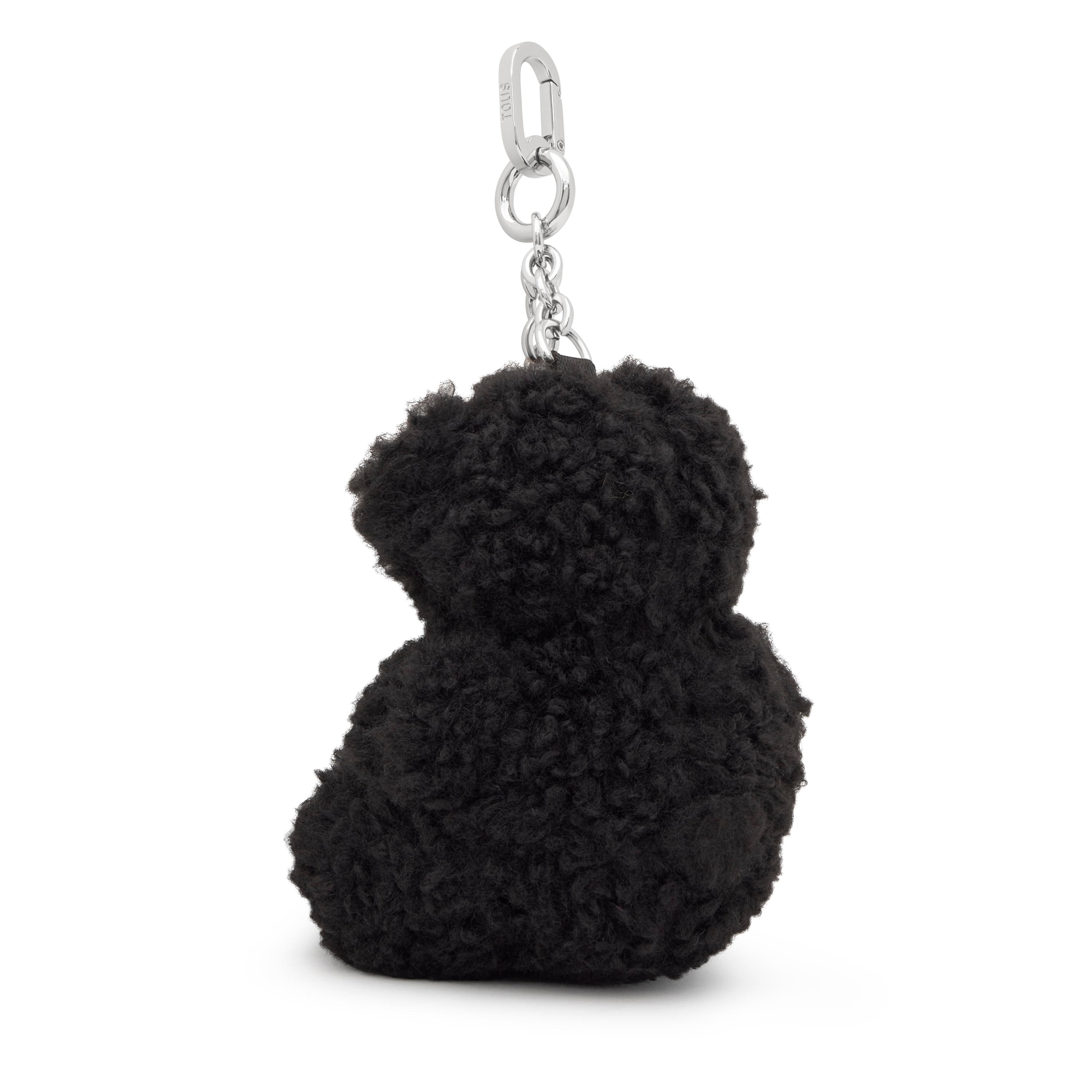 Black key ring Bold Bear Fleece
