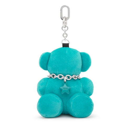 Turquoise Key ring Bold Bear Velvet