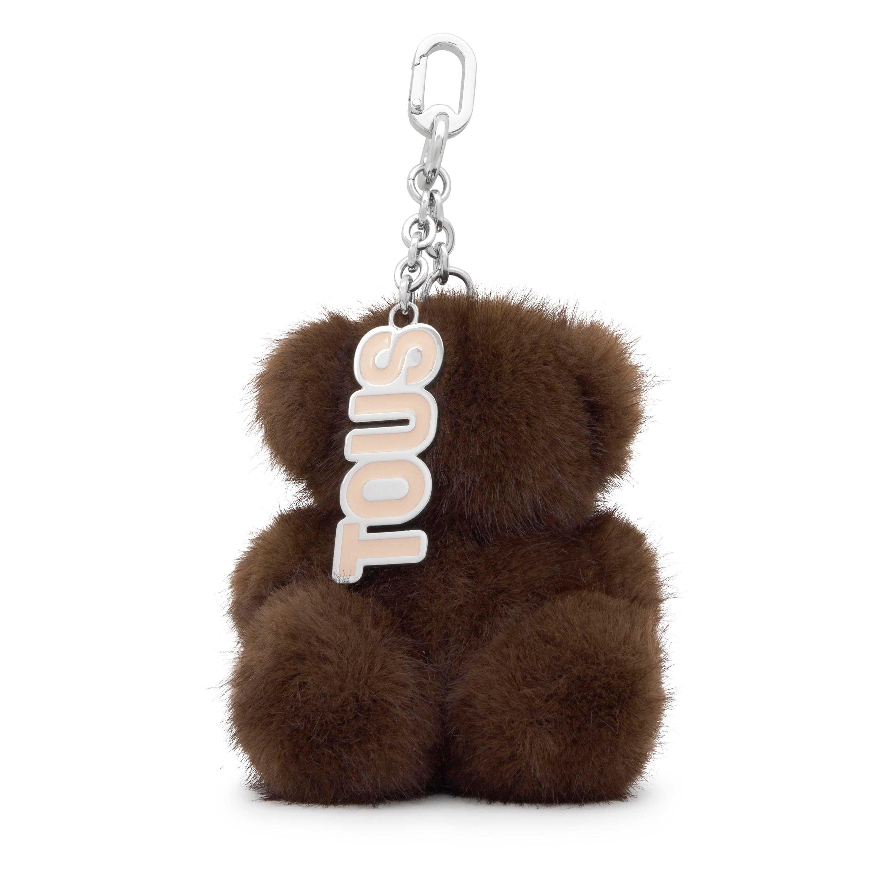 Brown Key ring Bold Bear Wild
