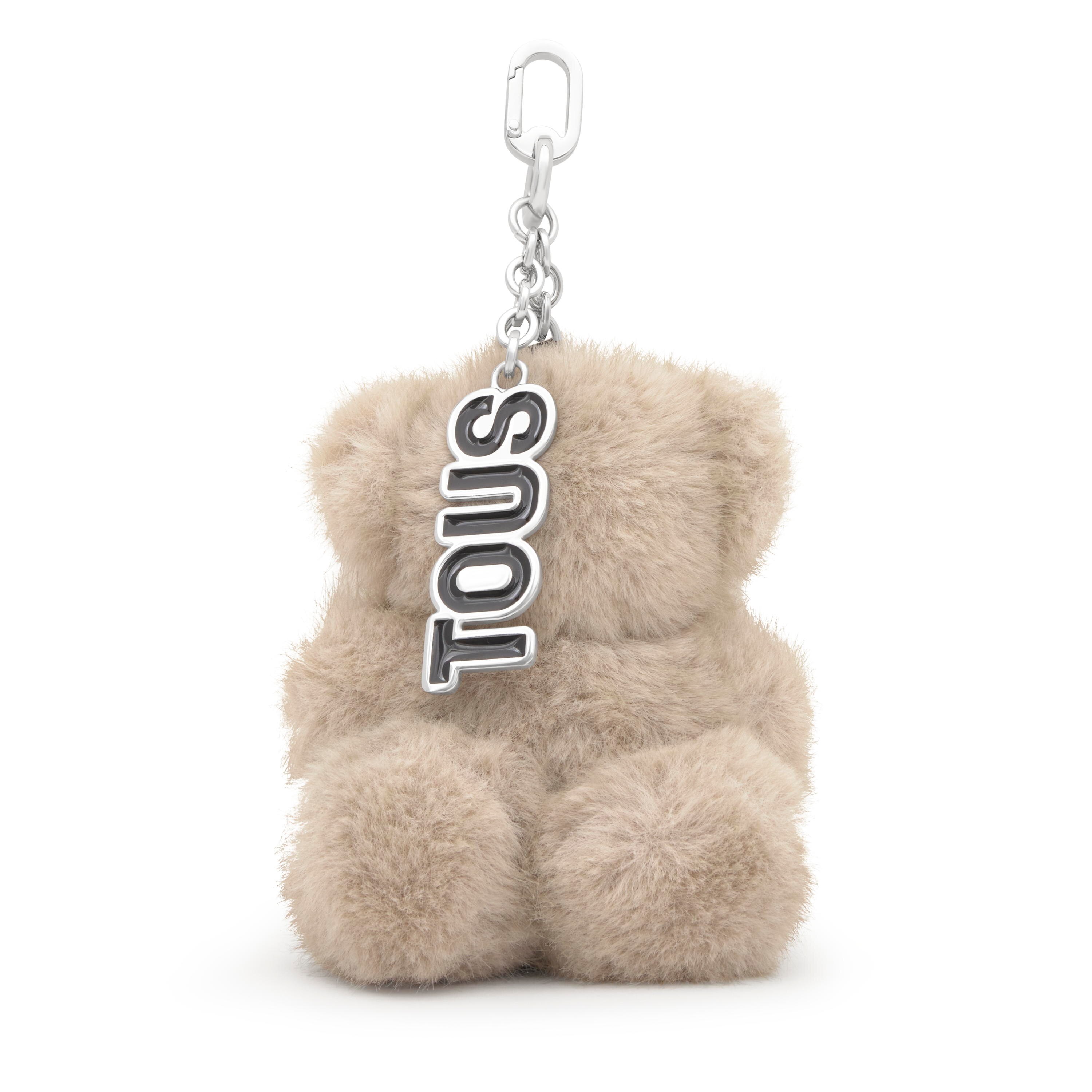 Taupe Key ring Bold Bear Wild