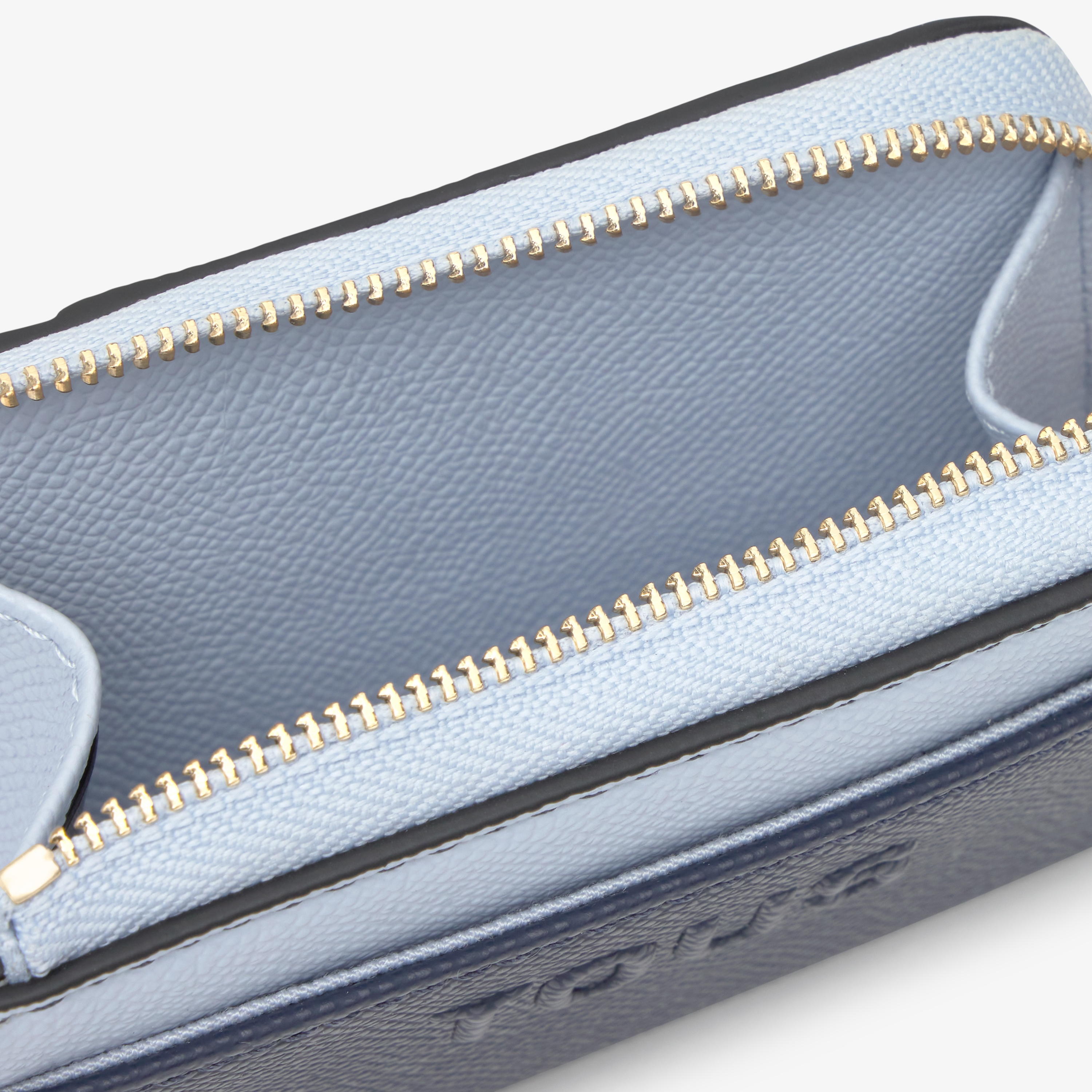 Large navy blue Change purse TOUS Audree Saffiano