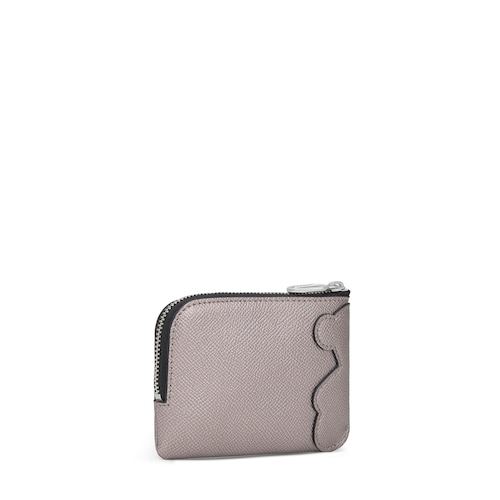 Monedero plateado TOUS Bear