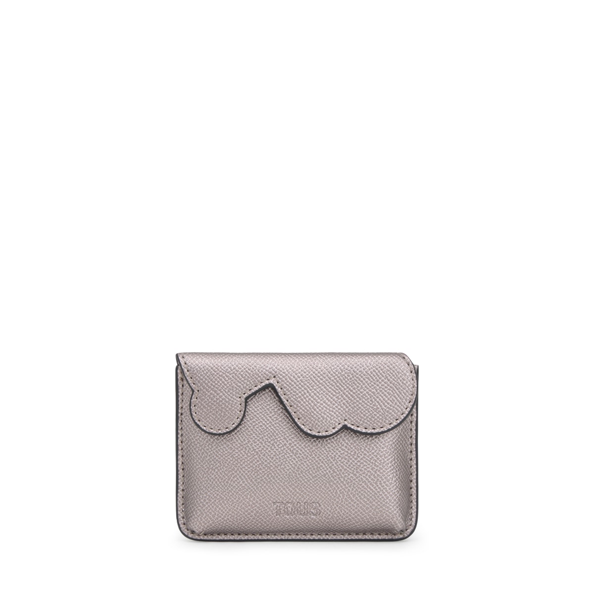 Monedero tarjetero plateado TOUS Bear | TOUS