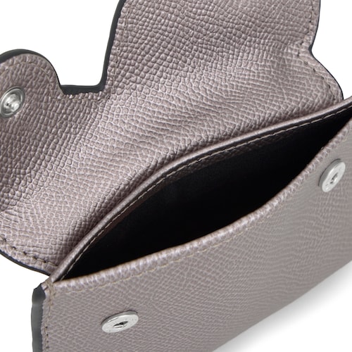 Monedero tarjetero plateado TOUS Bear
