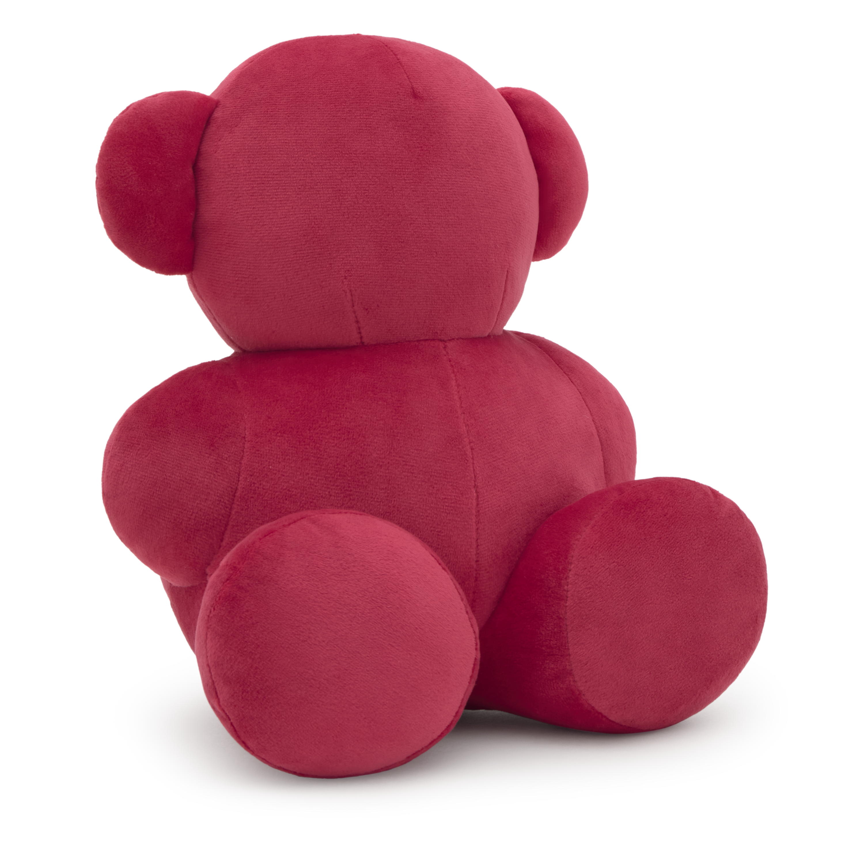 テディベア　Red バーガンディカラーのテディベアのぬいぐるみ Bold Bear Velvet | TOUS