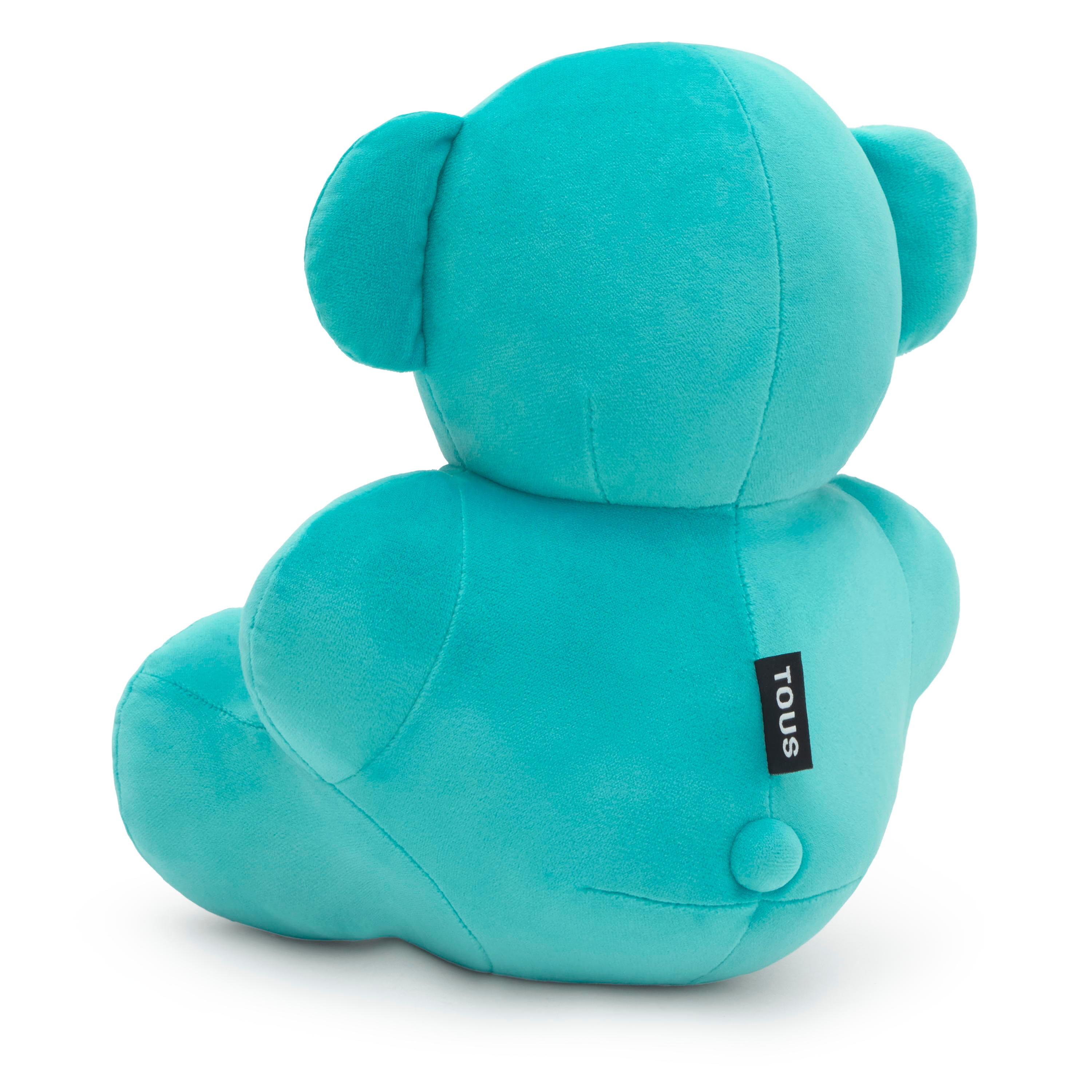 Turquoise Teddy bear Bold Bear Velvet