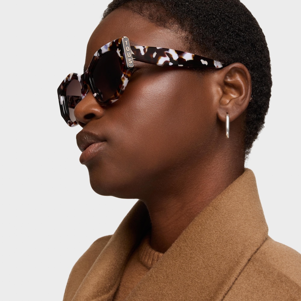 Gafas de sol en color havana Logo