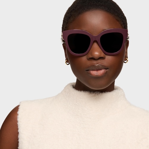 Gafas de sol en color burdeos Hold