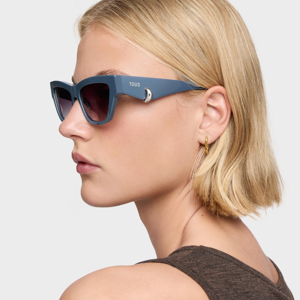 Gafas de sol en color azul Earring Hoops