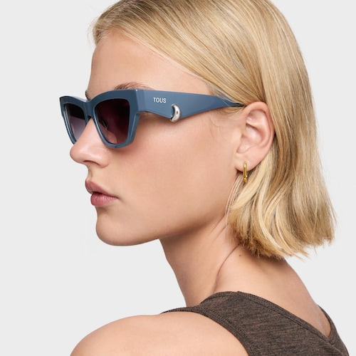 Gafas de sol en color azul Earring Hoops