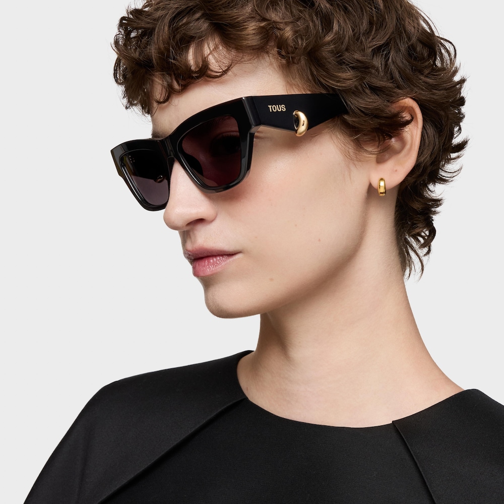 Gafas de sol en color negro Earring Hoops