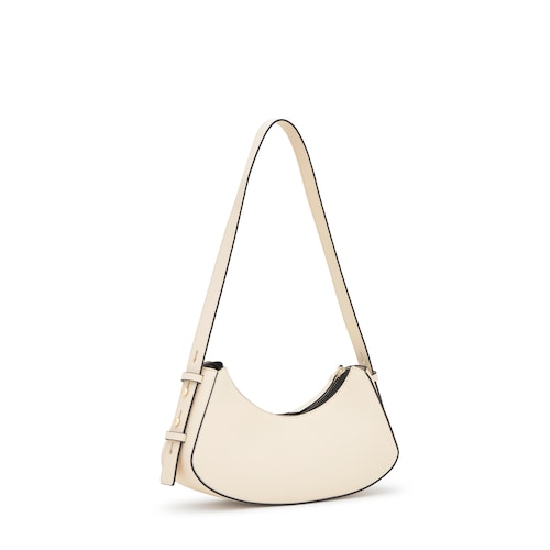 Bolso de hombro beige TOUS Back to basics